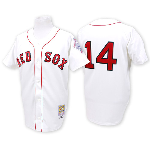 1987 Throwback Boston Red Sox Jim Rice 14 White Baseball MLB Jersey 1987 Throwback Boston Red Sox Jim Rice 14 White Baseball MLB Jersey